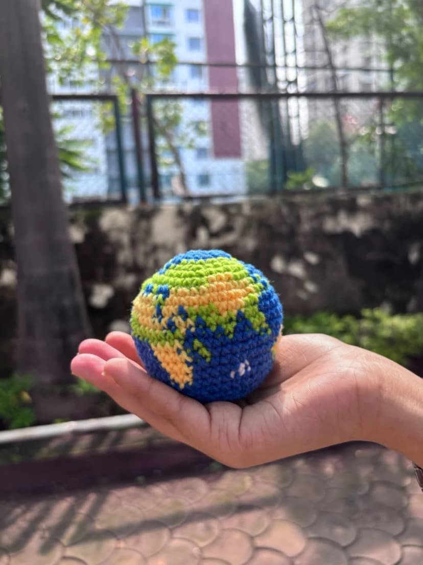 Crochet Earth Globe – Handmade Earth Amigurumi